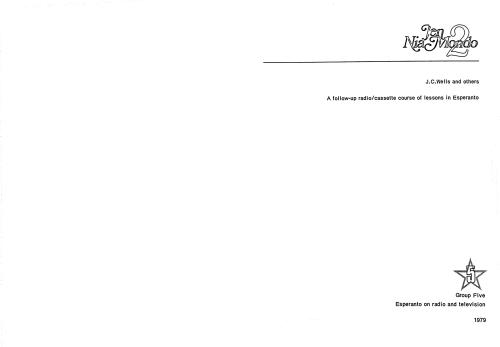 Jen Nia Mondo A New Radio Course in Esperanto (2/3)