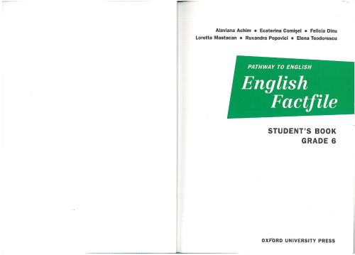 Pathway to English. English factfile