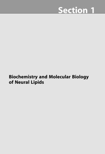 Handbook of Neurochemistry and Molecular Neurobiology: Neural Lipids