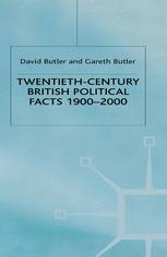 Twentieth-Century British Political Facts 1900–2000