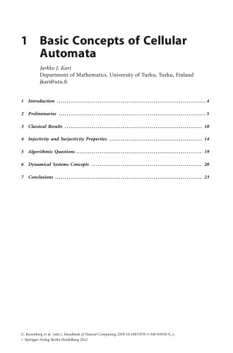 Handbook of Natural Computing