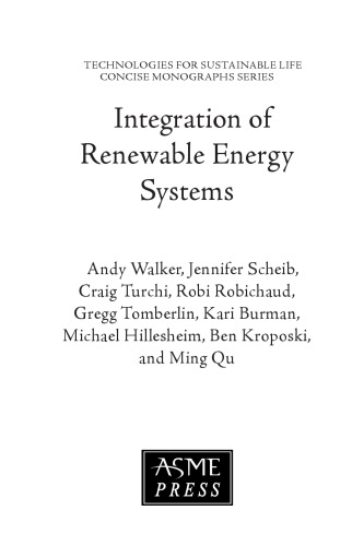 Integration of renewable energy systems