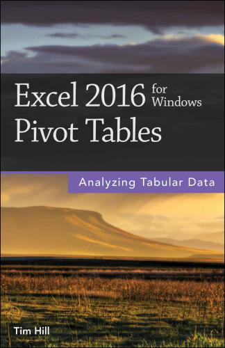 Excel 2016 For Windows Pivot Tables 2015