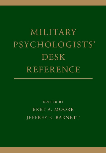 Military psychologists' desk reference