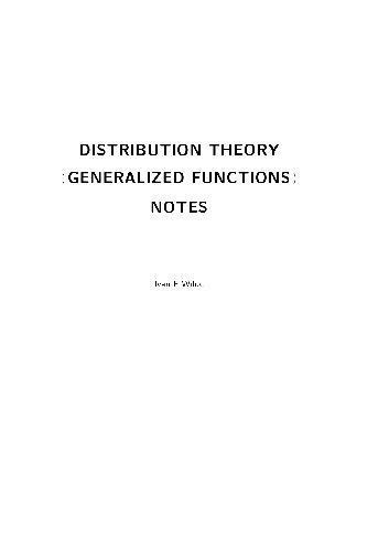 Distribution Theory 001