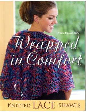 Wrapped in Comfort.  Knitted Lace Shawls