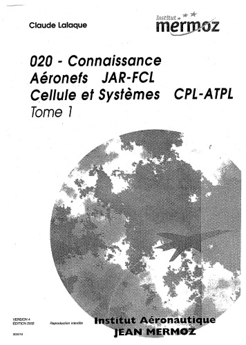 connaissance Aéronefs , Cellule et systèmes