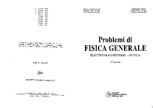 Problemi Di Fisica Generale