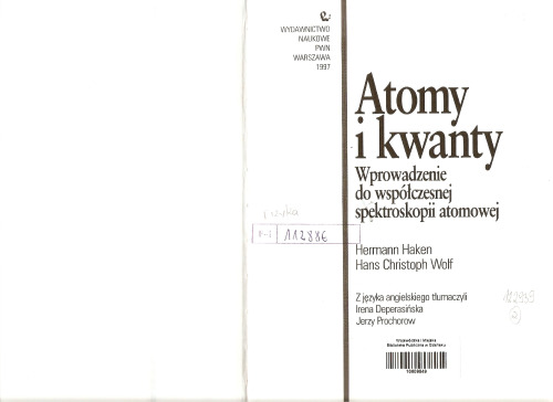 Atomy i kwanty. Wprowadzenie do współczesnej spektroskopii atomowej