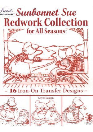 Sunbonnet Sue Redwork Collection for All Seasons