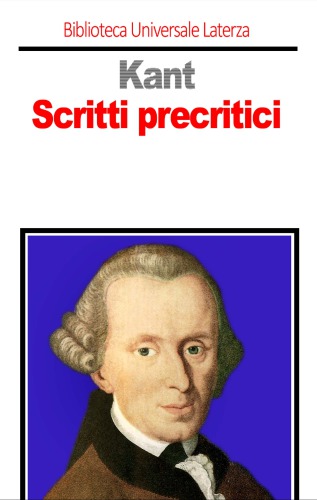 Scritti precritici