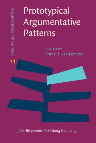 Prototypical Argumentative Patterns: Exploring the relationship between argumentative discourse and institutional context