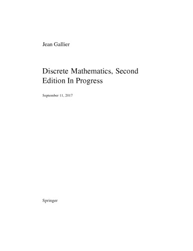 Discrete Mathematics  [draft]