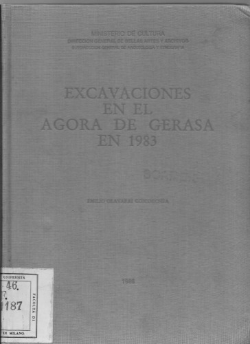 Excavaciones en el agora de Gerasa en 1983