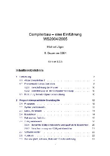 Compilerbau 007