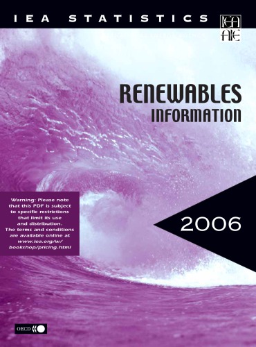 Renewables Information : 2006 Edition.