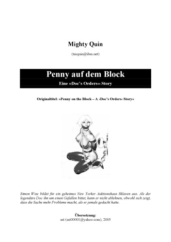 Doc’s Orders - Penny auf dem Block