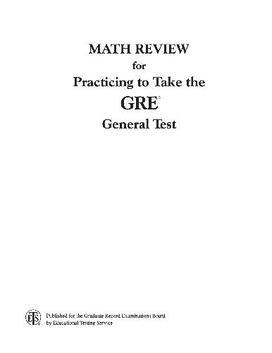 Math Review for the GRE