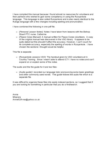 Introduction-Runyankole