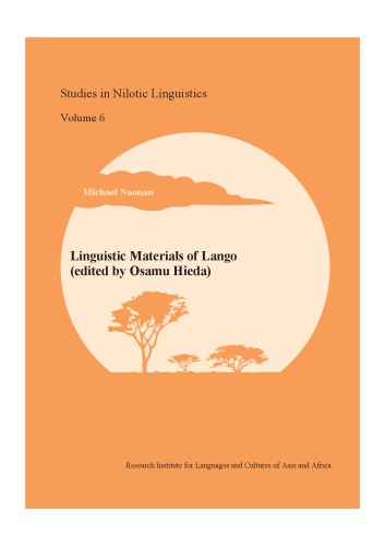 Linguistic Materials of Lango