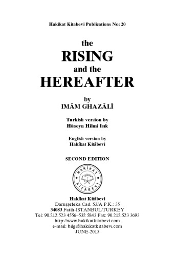 The Rising and the Hereafter