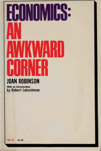 Economics: An Awkward Corner