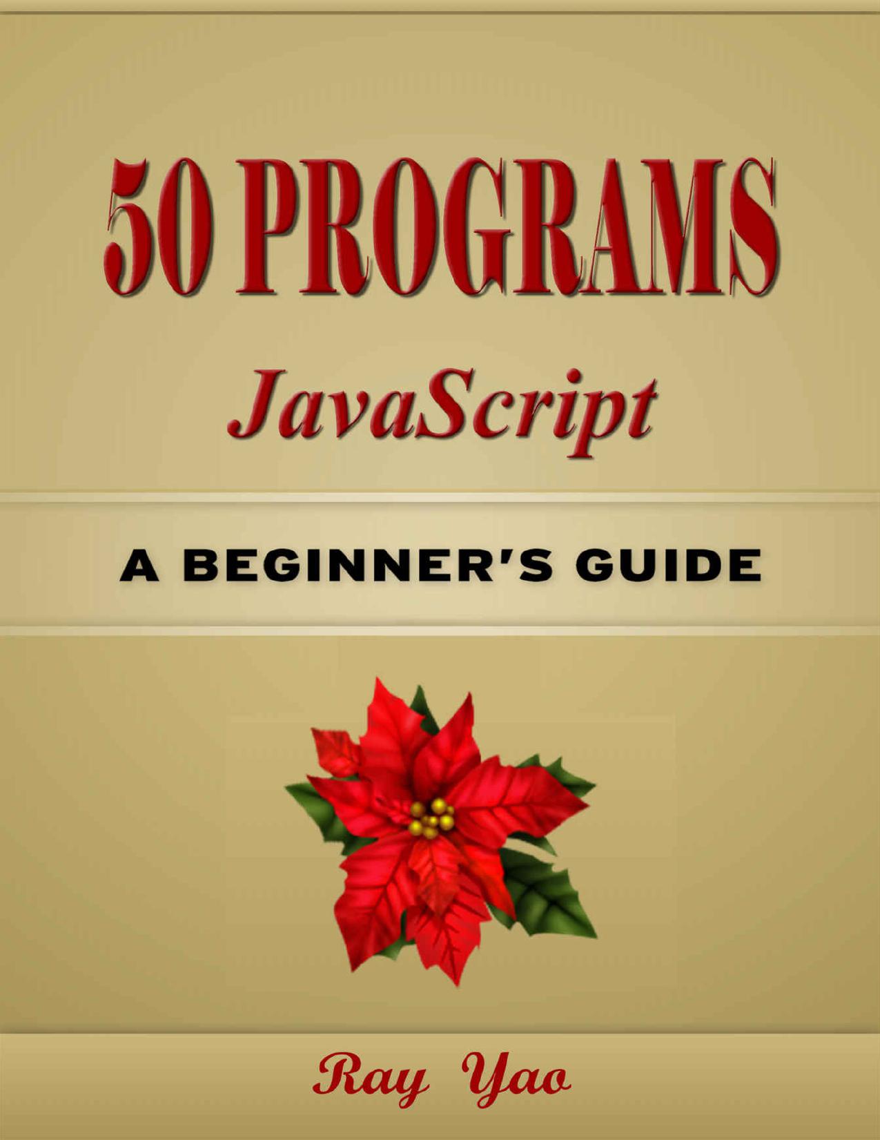 50 JavaScript Programs