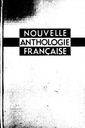 Nouvelle Anthologie Française