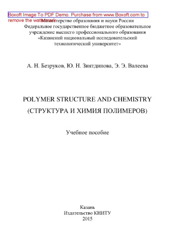 Polymer Structure and Chemistry (Структура и химия полимеров). Учебное пособие