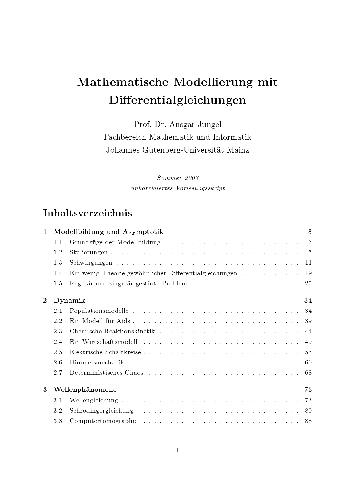 Modellierung mit DGL 001