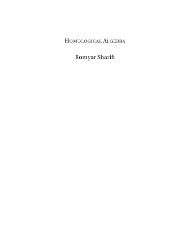 Homological Algebra