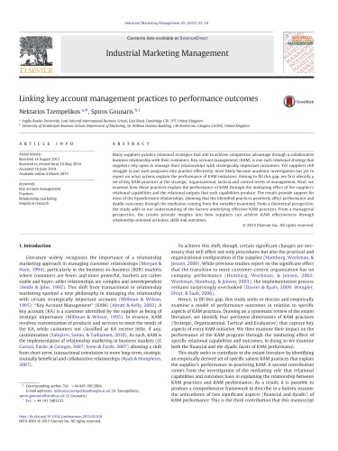 linking-key-account-management-practices-to-performance