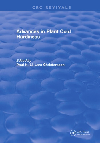 Advances in Plant Cold Hardiness