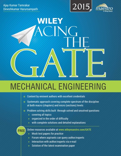 WILEY ACING THE GATE MECHANICAL ENGINEERING