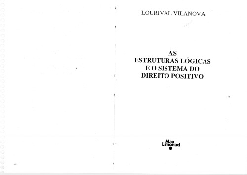 As estruturas lógicas e o sistema do direito positivo