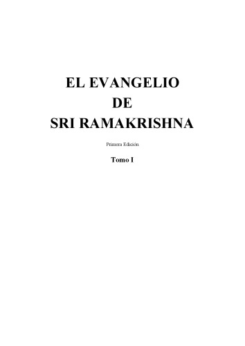 El evangelio de Sri Ramakrishna