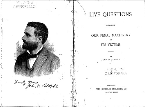 Live questions including our penal machinery and its victims