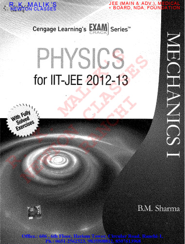 Physics for IIT-JEE 2012-2013: Mechanics I