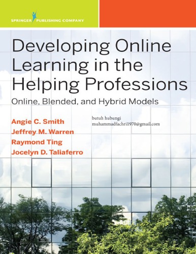 Developing Online Learning in the Helping Profession