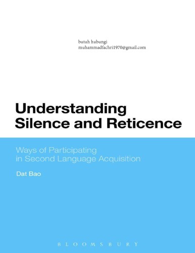 Understanding Silence and Reticence_ Ways of Participating in Second Language Acquisition