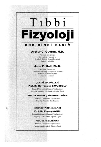 Tıbbi Fizyoloji