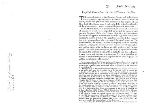 Capital Formation in the Ottoman Empire