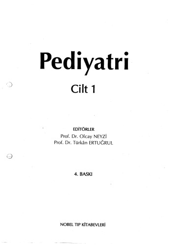 Pediyatri Cilt 1