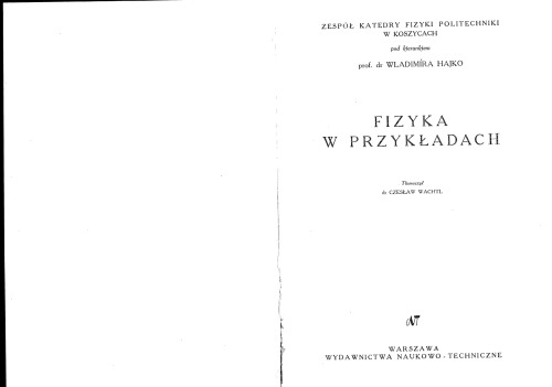 Fizyka w przykładach