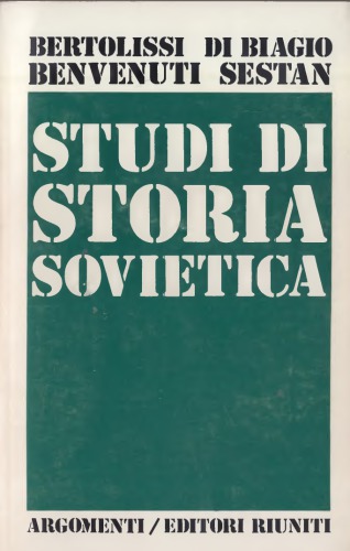 Studi di storia sovietica