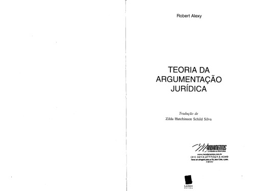 Teoria da argumentação juridica