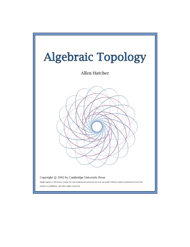 Algebraic Topology