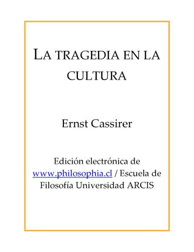 La tragedia en la cultura