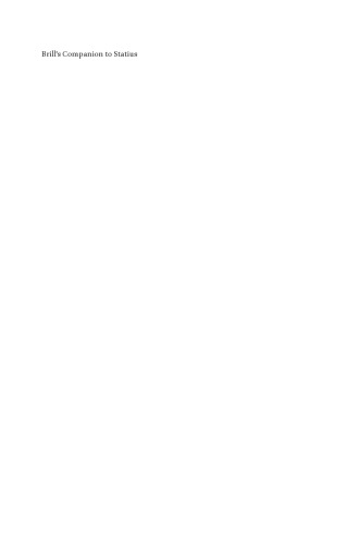Brill’s companion to Statius