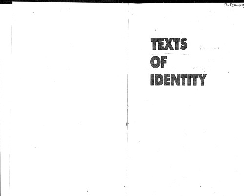 Texts of identity